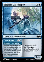 Beluna's Gatekeeper // Entry Denied (WOE-043) - common - Foil