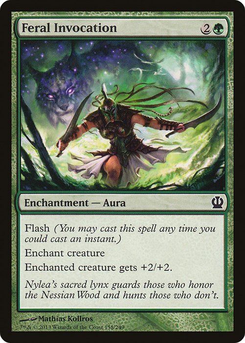 Feral Invocation (THS-158) - common - Foil