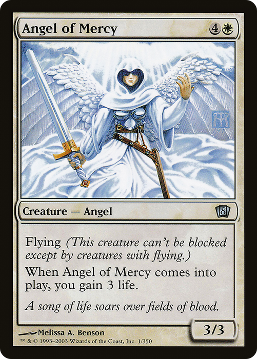 Angel of Mercy (8ED-01★) - uncommon - Foil