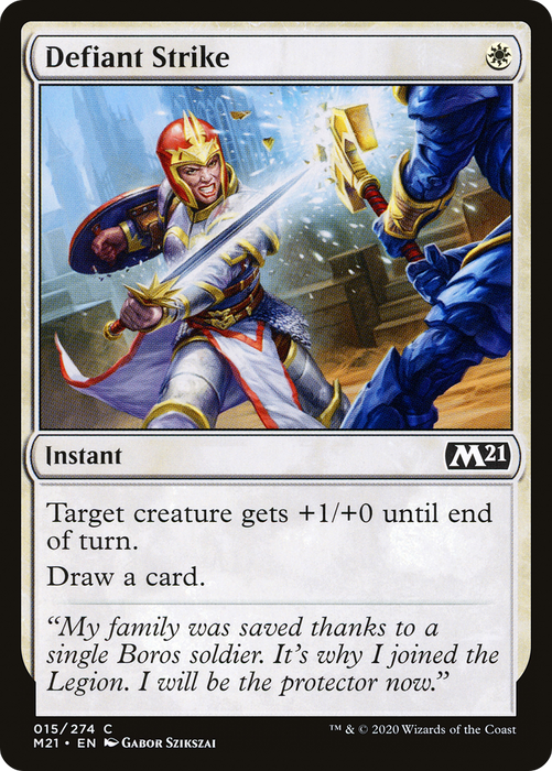 Defiant Strike (M21-015) - common - Foil