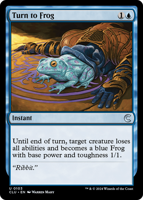 Turn to Frog (CLU-103) - uncommon