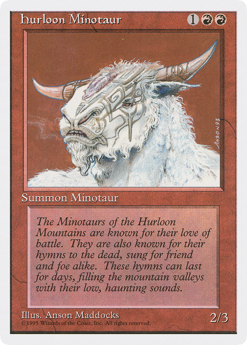 Hurloon Minotaur (4ED-202) - common