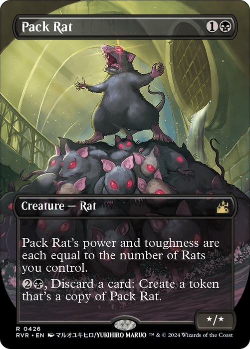 Pack Rat (RVR-426) - rare (Borderless) - Foil