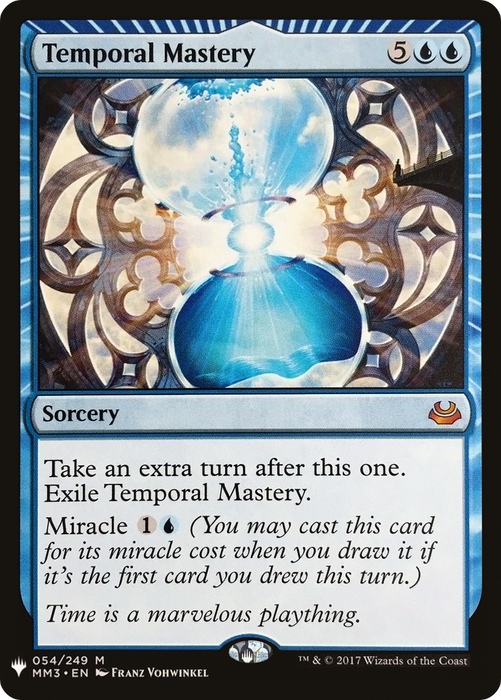 Temporal Mastery (LIST-MM3-54) - mythic