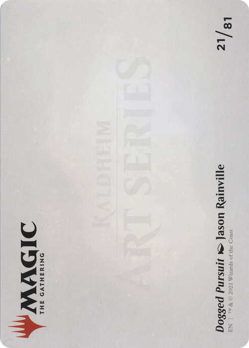 Dogged Pursuit // Dogged Pursuit (AKHM-021) - common (Borderless) - Foil