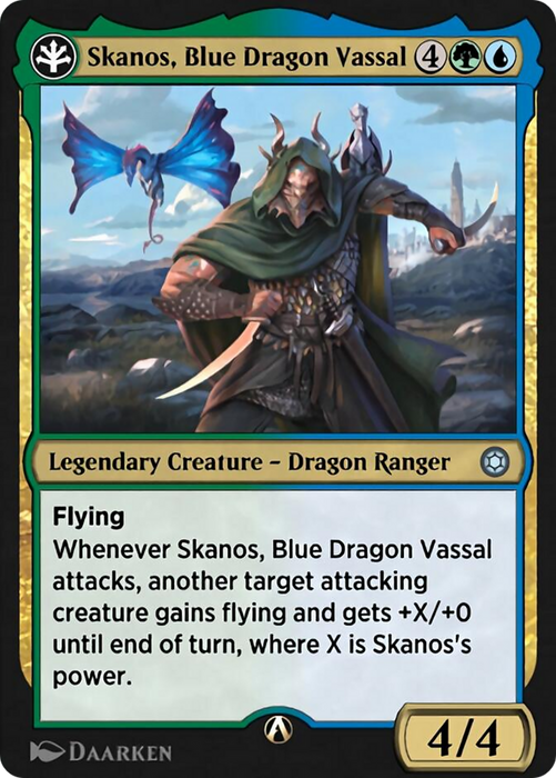 Skanos, Blue Dragon Vassal (HBG-18U) - uncommon