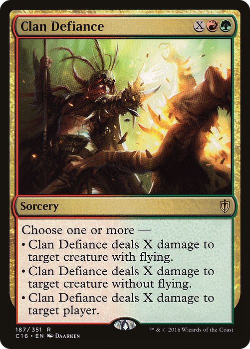 Clan Defiance (C16-187) - rare