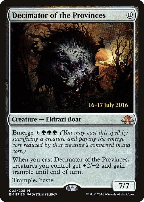 Decimator of the Provinces (PRE-02S) - mythic - Foil