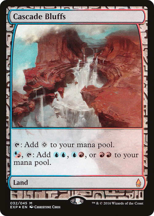 Cascade Bluffs (EXP-032) - mythic - Foil