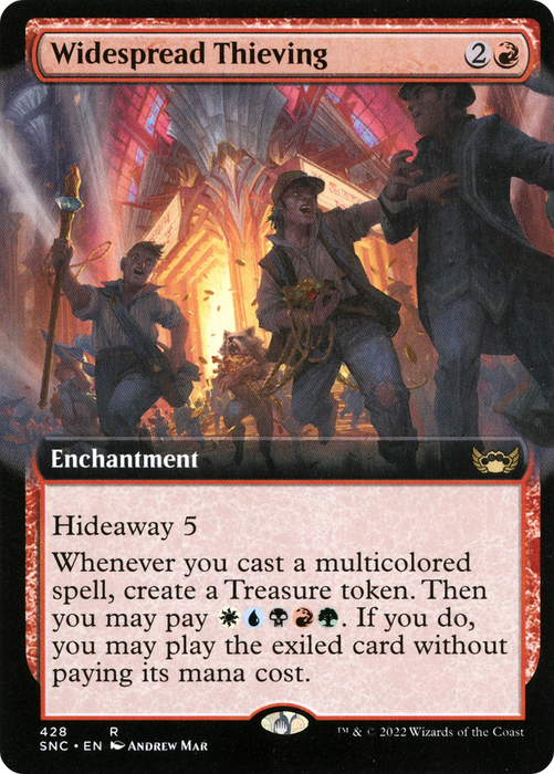 Widespread Thieving (SNC-428) - rare: (Extended Art)
