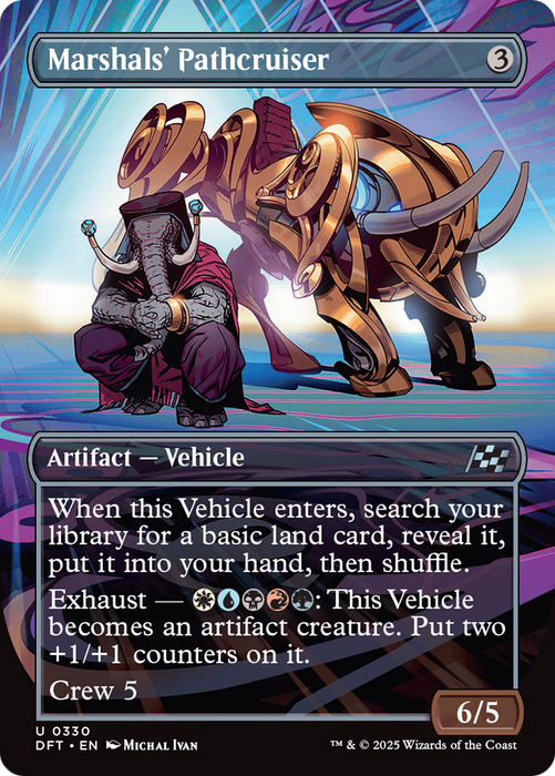 Marshals' Pathcruiser (DFT-330) - uncommon (Borderless)