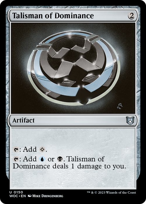 Talisman of Dominance (WOC-150) - uncommon