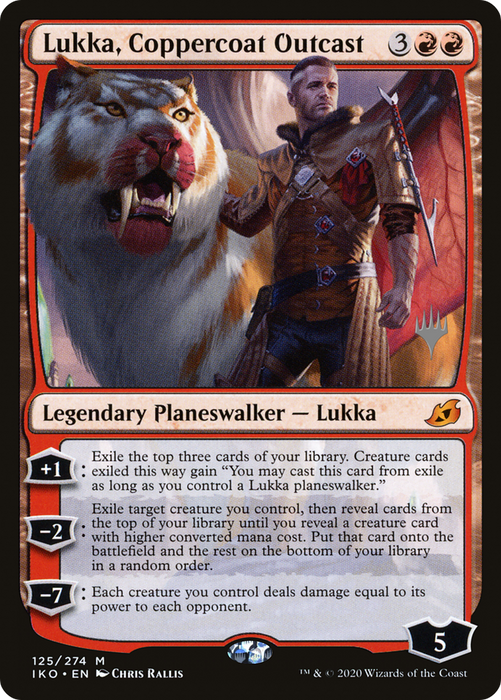 Lukka, Coppercoat Outcast (PPIKO-125P) - mythic - Foil