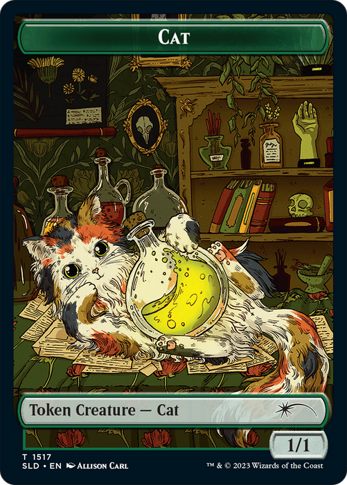 Cat (SLD-1517) - common: (Full Art) - Foil