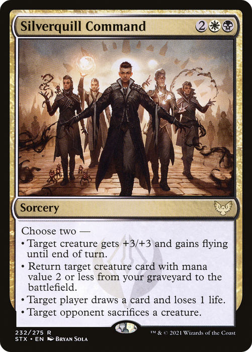 Silverquill Command (STX-232) - rare - Foil