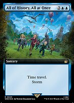 All of History, All at Once (WHO-943) - rare: (Extended Art) - Foil