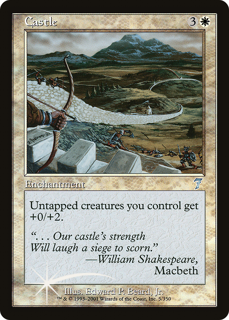 Castle (7ED-05★) - uncommon - Foil