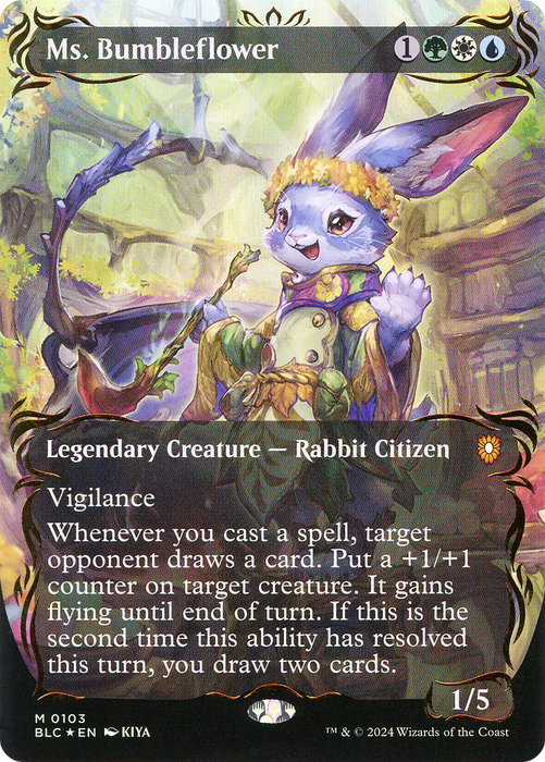 Ms. Bumbleflower (BLC-103) - mythic (Borderless) - Foil