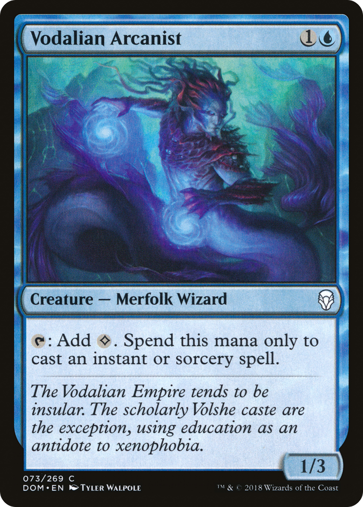 Vodalian Arcanist (DOM-073) - common - Foil