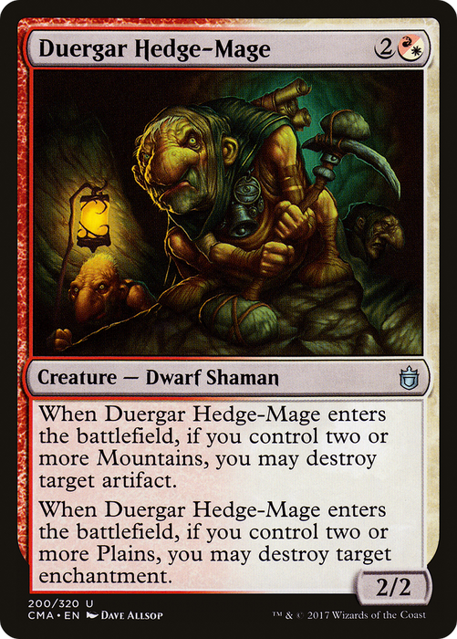 Duergar Hedge-Mage (CMA-200) - uncommon