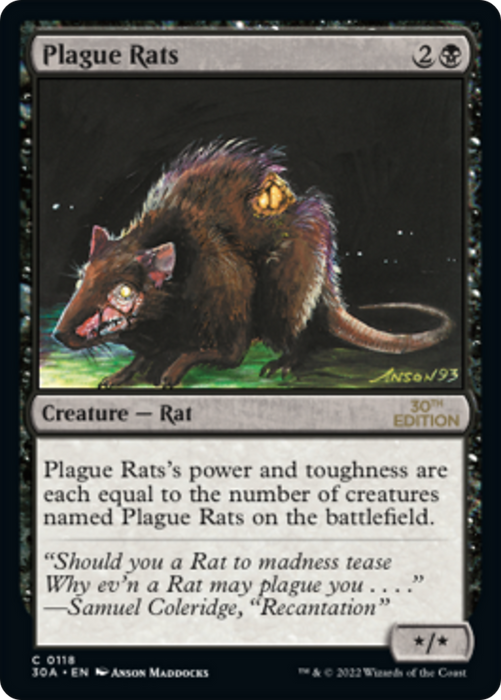 Plague Rats (30A-118) - common