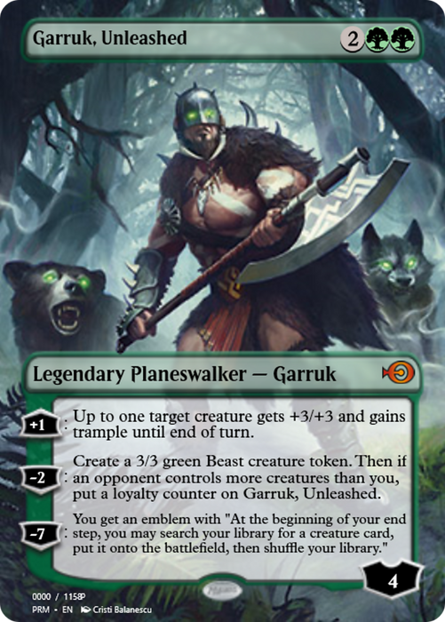 Garruk, Unleashed (PRM-85944) - mythic - Foil