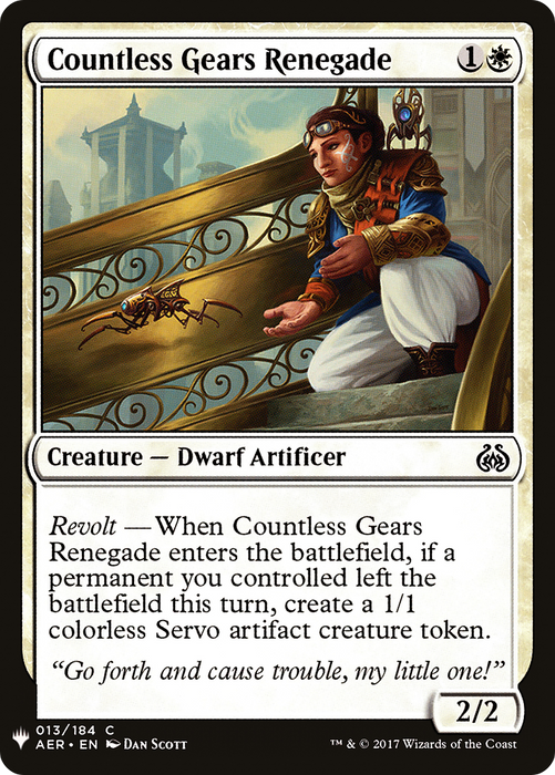 Countless Gears Renegade (LIST-AER-13) - common