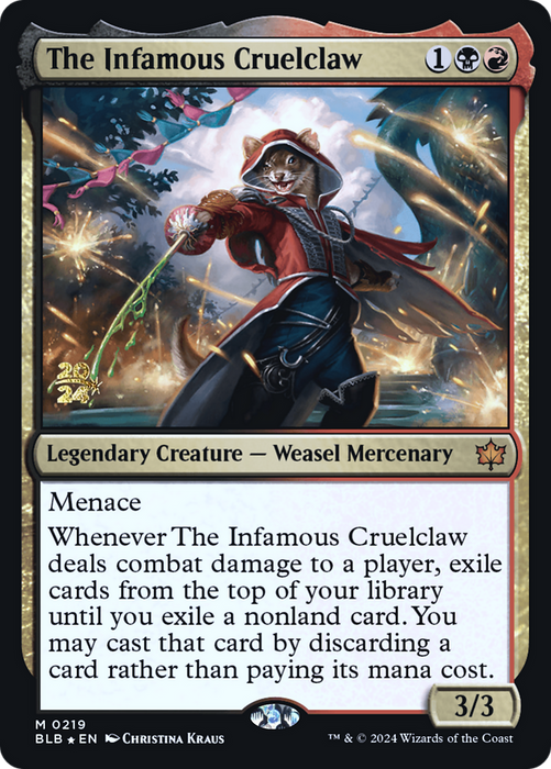 The Infamous Cruelclaw (PRE-219S) - mythic - Foil