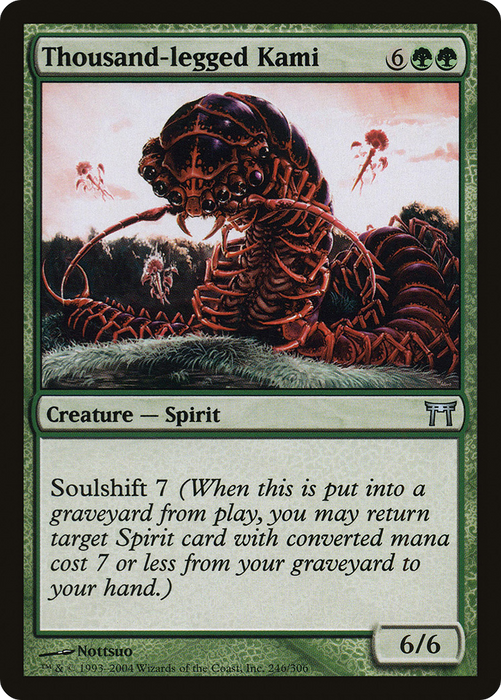 Thousand-legged Kami (CHK-246) - uncommon - Foil