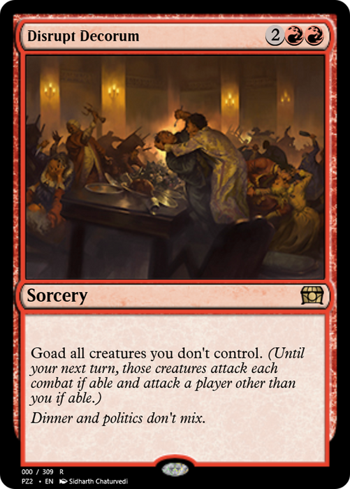 Disrupt Decorum (PZ2-65695) - rare