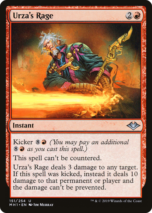 Urza's Rage (MH1-151) - uncommon - Foil
