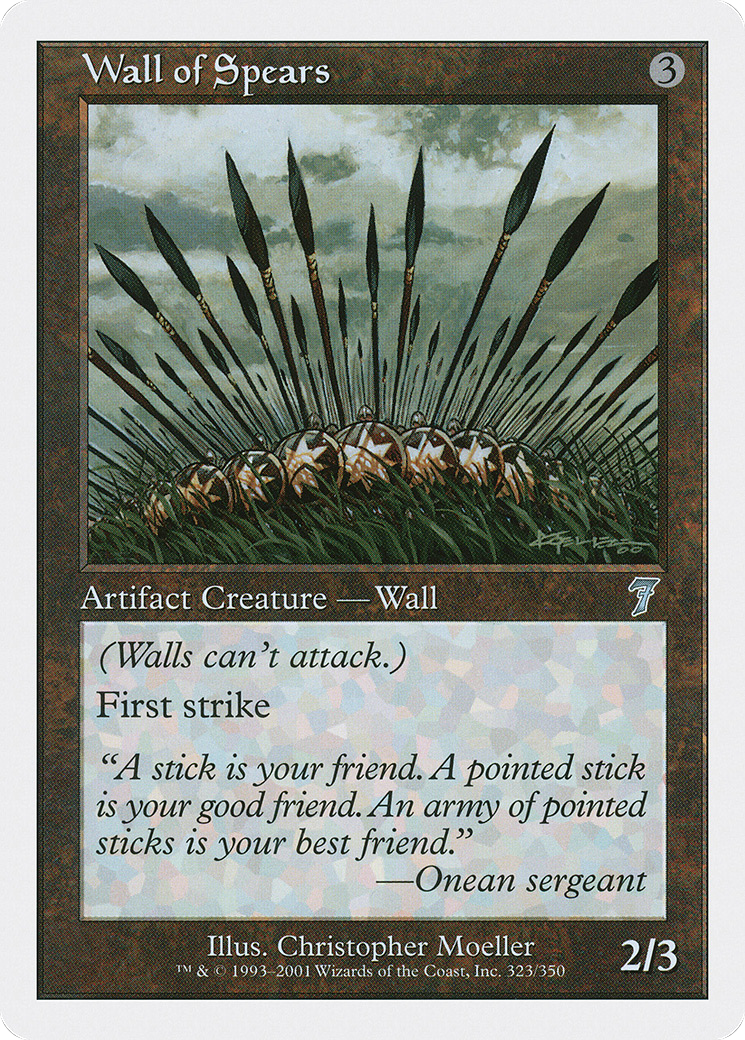 Wall of Spears (7ED-323) - uncommon