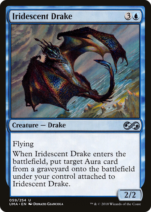Iridescent Drake (UMA-059) - uncommon - Foil