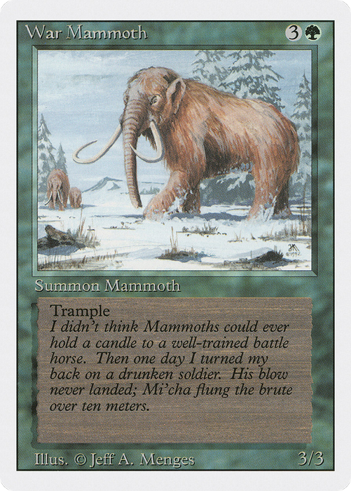 War Mammoth (3ED-228) - common