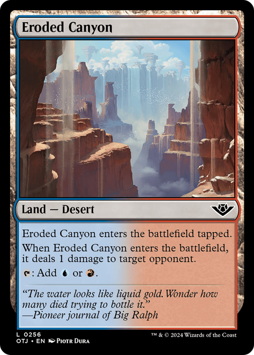 Eroded Canyon (OTJ-256) - common - Foil