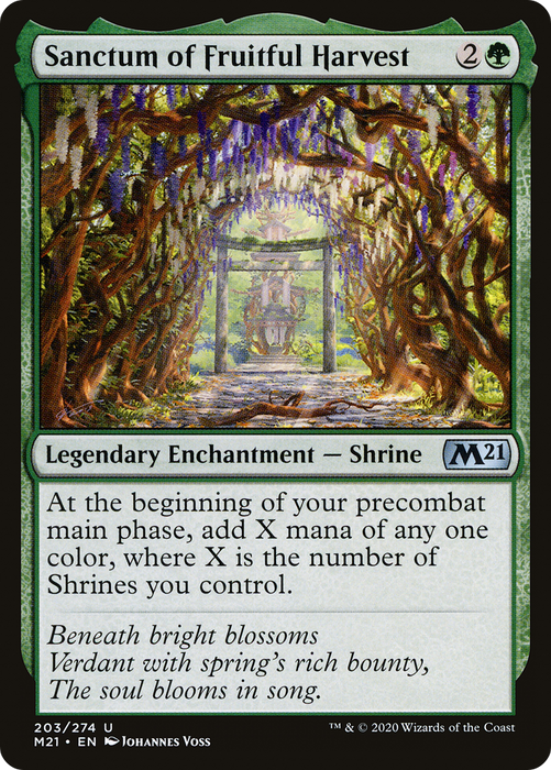 Sanctum of Fruitful Harvest (M21-203) - uncommon