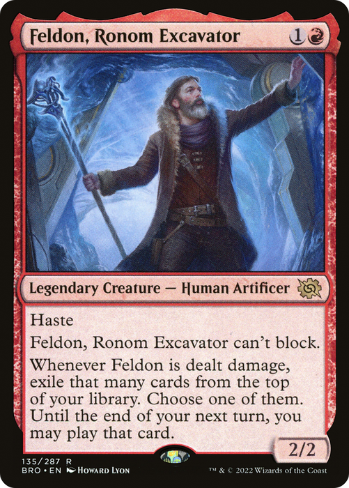 Feldon, Ronom Excavator (BRO-135) - rare - Foil