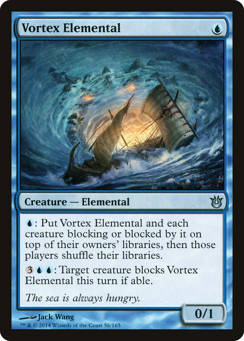Vortex Elemental (BNG-056) - uncommon - Foil