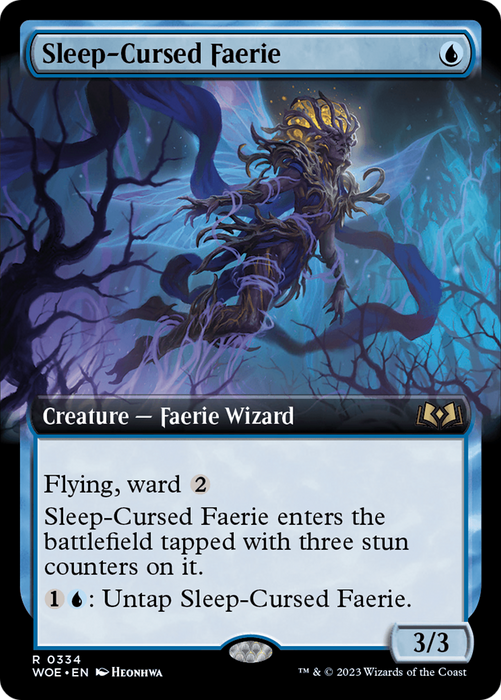 Sleep-Cursed Faerie (WOE-334) - rare: (Extended Art)