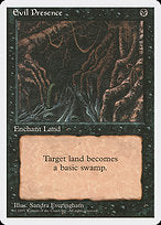Evil Presence (4ED-136) - uncommon