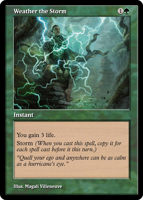 Weather the Storm (PRM-91321) - rare - Foil