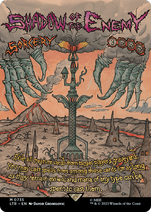 Shadow of the Enemy (LTR-735) - mythic (Borderless) - Foil