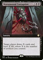 Monumental Corruption (ONC-034) - rare: (Extended Art)
