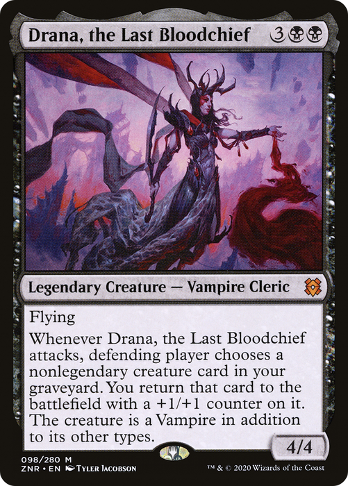 Drana, the Last Bloodchief (ZNR-098) - mythic - Foil