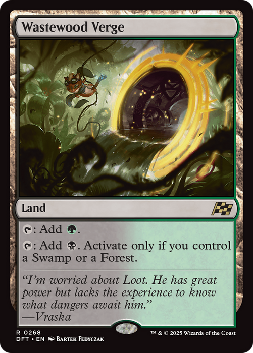 Wastewood Verge (DFT-268) - rare - Foil