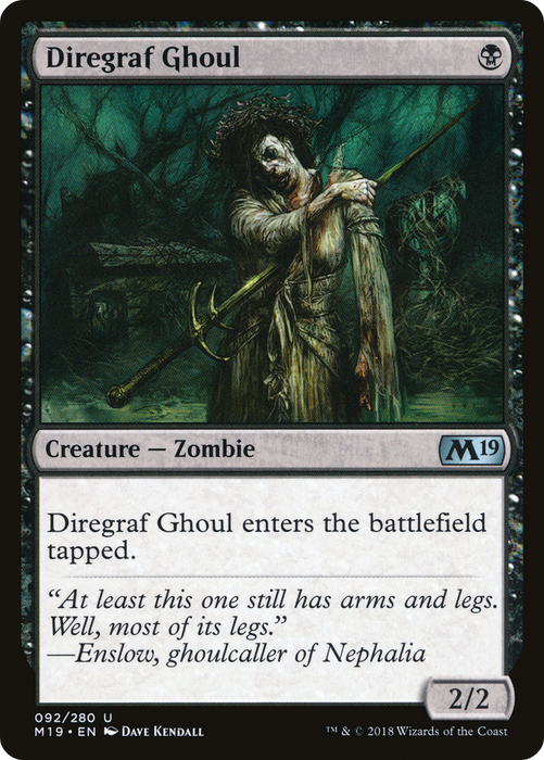Diregraf Ghoul (M19-092) - uncommon