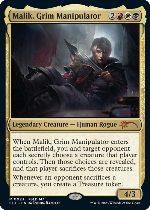 Malik, Grim Manipulator (SLX-023) - mythic