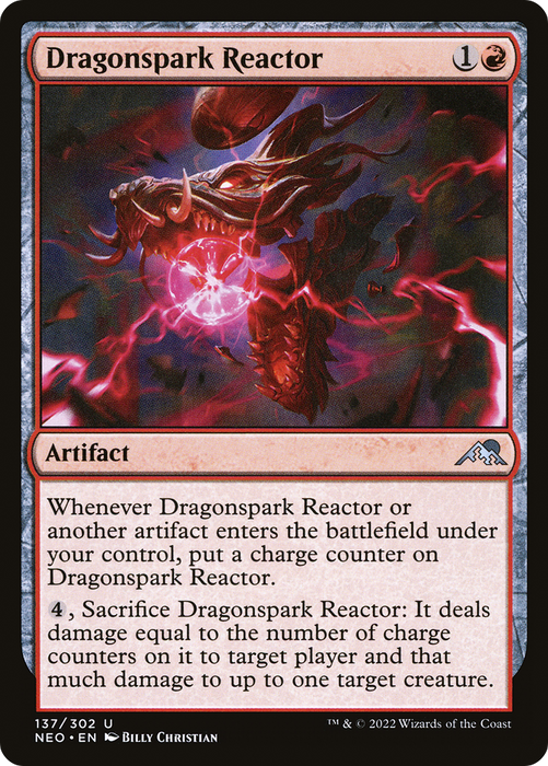 Dragonspark Reactor (NEO-137) - uncommon