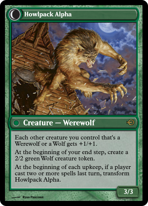 Mayor of Avabruck // Howlpack Alpha (PRM-42866) - rare: (Double Faced Transform) - Foil