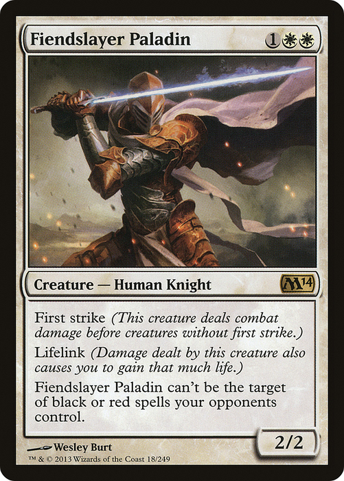 Fiendslayer Paladin (M14-018) - rare - Foil